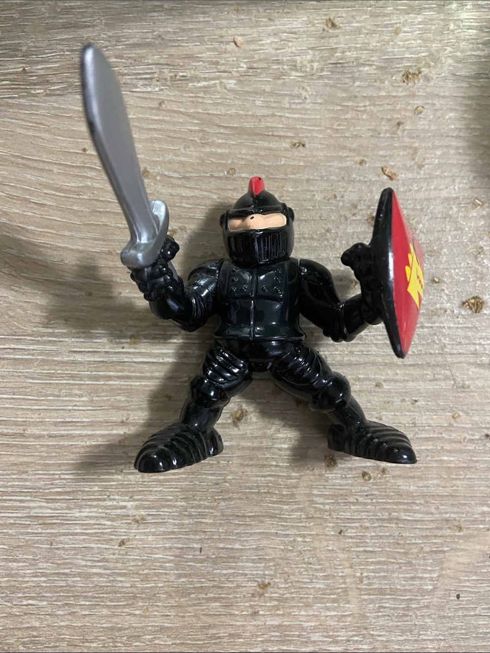 1994 Fisher Price Great Adventures Castle Black Knight Figure Vintage